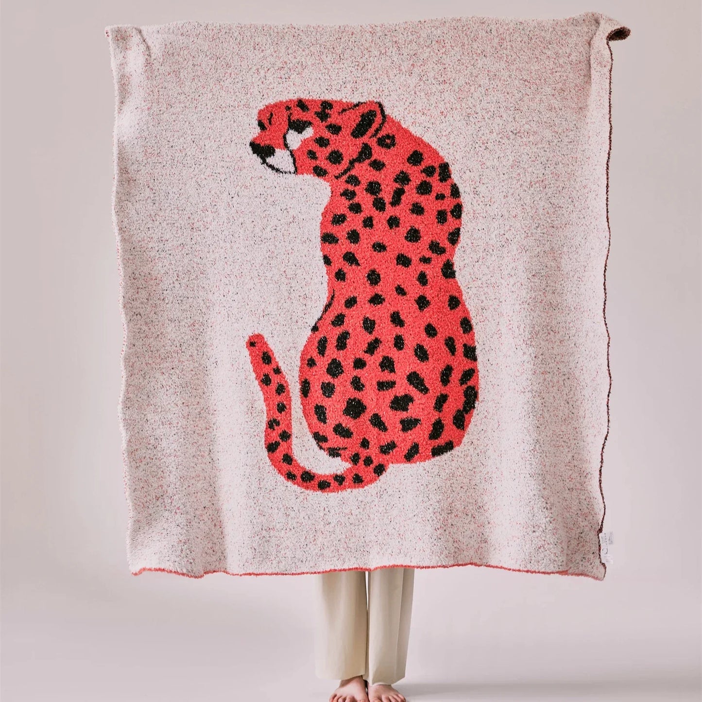 Decorbites™ Haariges Fell-Leopardenmuster-Decke