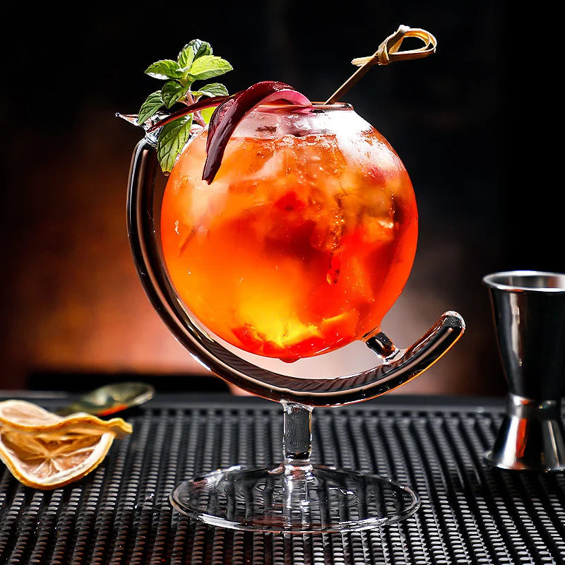 Borosilicate Bubble Martini Glass