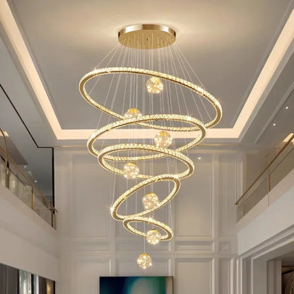 Decorbites™ Kristall-LED-Kronleuchter: Moderne Pendelleuchten für das Wohnzimmer, Glasglobus-Hängeleuchte