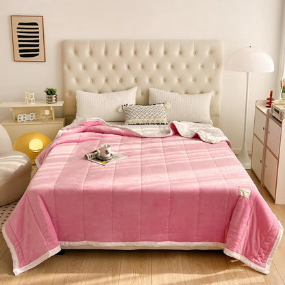 Decorbites™ Kuscheliges Imitat-Lammwoll-Decke – Wärme für Betten, Erwachsene & Kinder