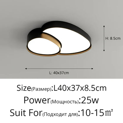 Decorbites™ Deckenleuchten: Modernes & einfaches Einbauleuchte LED-Lampe für Wohnzimmer, Schlafzimmer, Arbeitszimmer