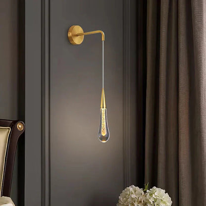 DecorBites™ Crystal LED Wall Lamp Modern Minimalist Living Room Bedside Lamp