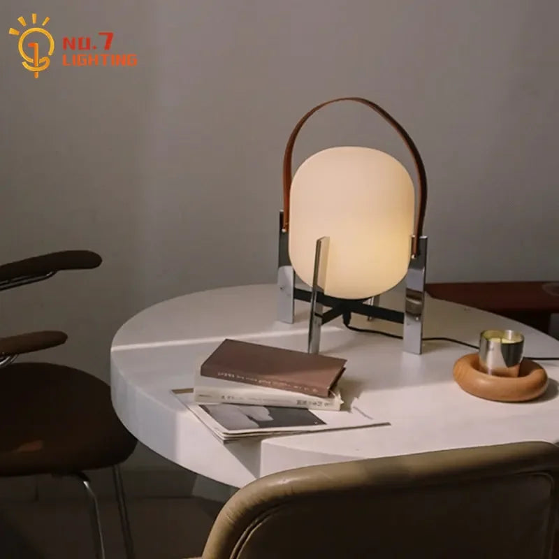 Decorbites™ Designermetallglas-Kunst-Tischleuchte LED E27 Moderne Leuchten für Zuhause oder Büro