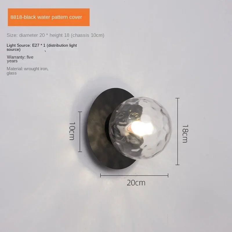Decorbites™ LED-Wandleuchte mit G9 9W Glühbirne – Gold/Schwarze Wandapplikation für Schlafzimmer, Wohnzimmer