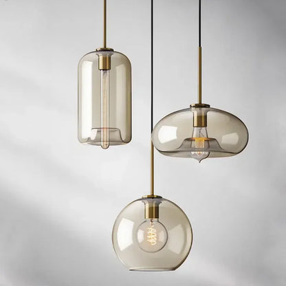 Decorbites™ Industrielles Glas-Hängeleuchte für Wohnzimmer Küchen-Kronleuchter