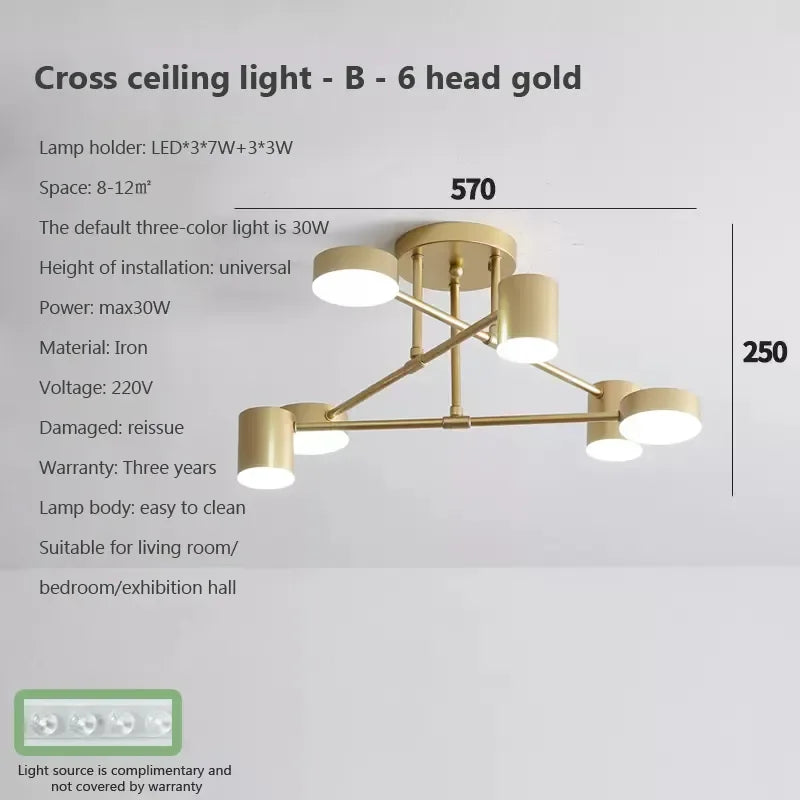 Decorbites™ LED-Deckenleuchter: Moderne Leuchte für Wohnzimmer, Schlafzimmer, Flur – Indoor-Home-Dekoration