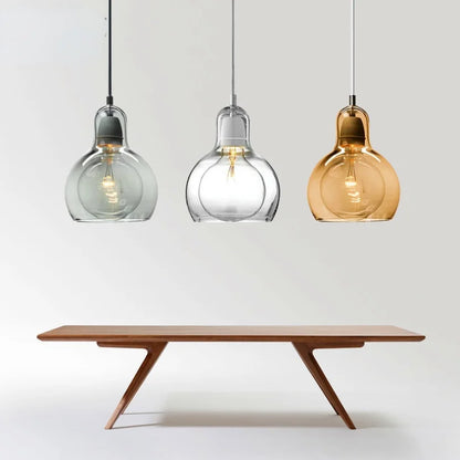 DecorBites™ Glass Pendant Lights Modern Indoor Decoration Ceiling Lamp