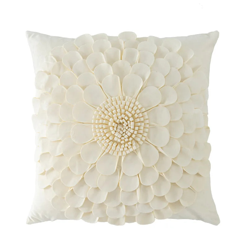Decorbites™ Handgefertigtes Blumen-Kissenbezug - Elegante Heimdekoration Kissen
