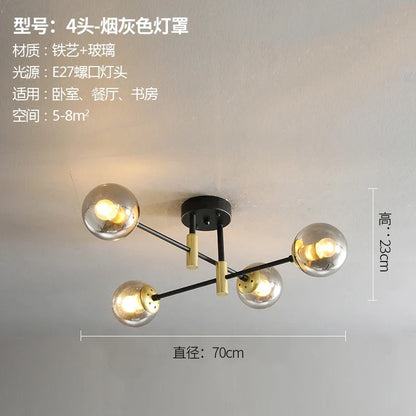 Decorbites™ Glasball-LED-Kronleuchter für moderne Beleuchtung im Wohnzimmer und in der Küche