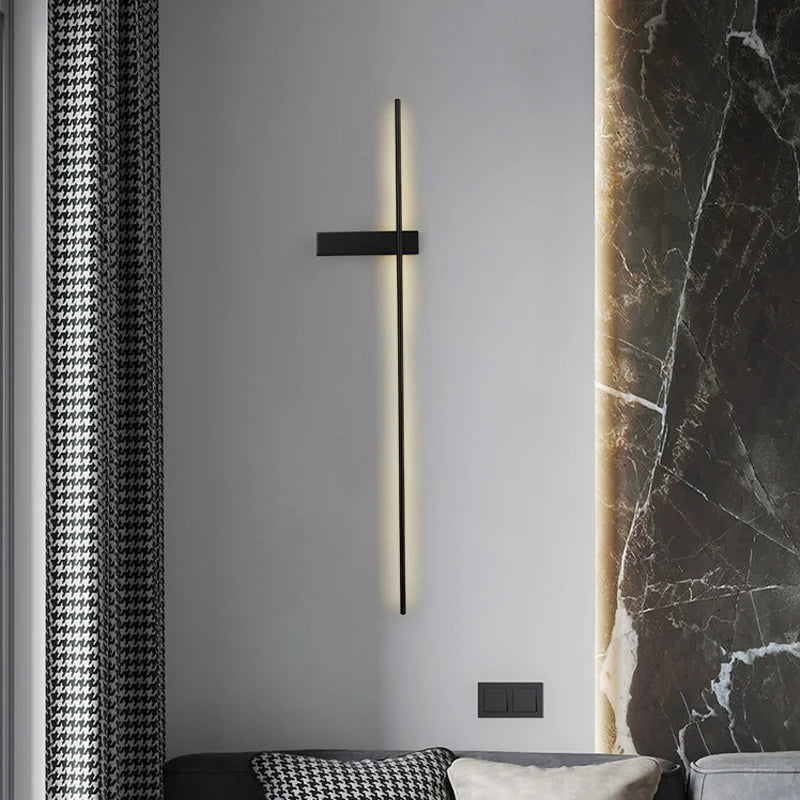 DecorBites™ Copper Wall Lamp: Postmodern Minimalist Sconce for Living Room, Bedroom Lighting