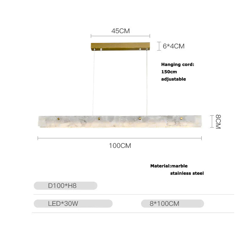 Decorbites™ Gold-Chrom-LED-Hängeleuchter für Esszimmerbeleuchtung