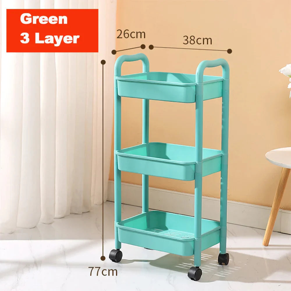 Metal Rolling Storage Cart