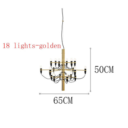 Decorbites™ LED-Kerzen-Lüster: Elegantes italienisches Design-Pendant-Licht für die Heimdekoration
