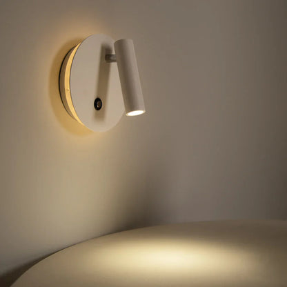 Decorbites™ Dimmbare LED-Wandleuchte mit Touch-Schalter, 340° drehbarer Hintergrundbeleuchtung für Nachttisch & Studierzimmer