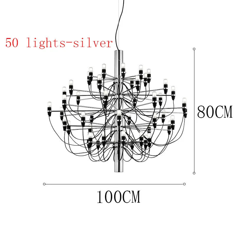 Decorbites™ LED-Kerzen-Lüster: Elegantes italienisches Design-Pendant-Licht für die Heimdekoration