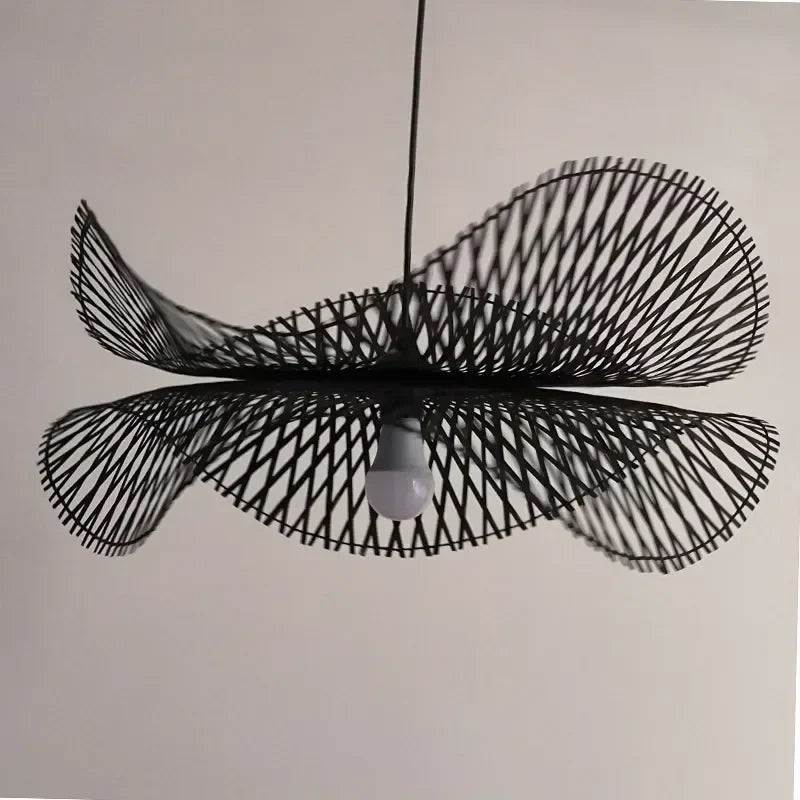 Decorbites™ Bambus-Hängeleuchten: Japanisch handgefertigte Kücheninsel-Leuchter