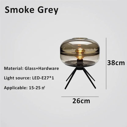 Decorbites™ Glas-Schreibtisch: Modern dekorativer LED-Wohnzimmer-Schlafzimmer kreativer Glas-Dekor-Schreibtisch