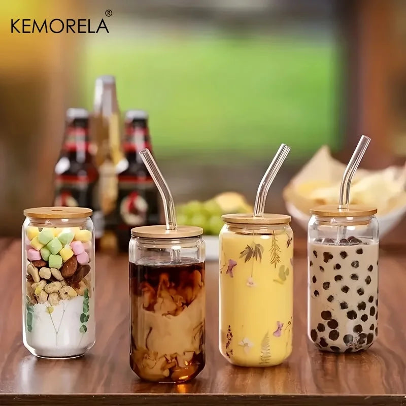 Decorbites™ Glas-Bubble-Tea-Becher-Set – Elegantes Geschirr für Partys