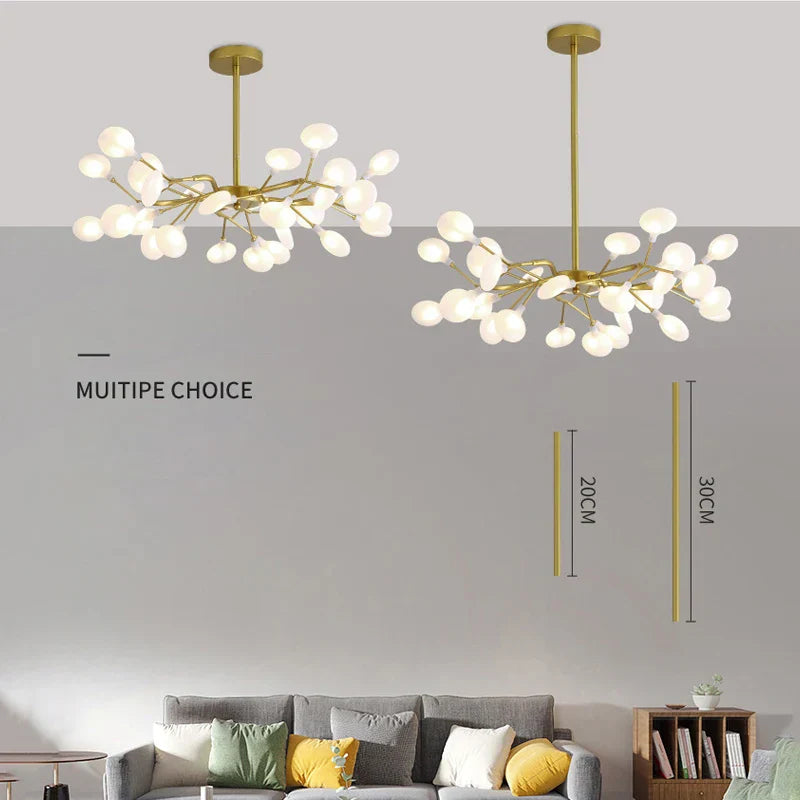Decorbites™ LED-Leuchter Glühwürmchen: Moderne nordische Deckenleuchten für luxuriöse Wohnraumausstattung
