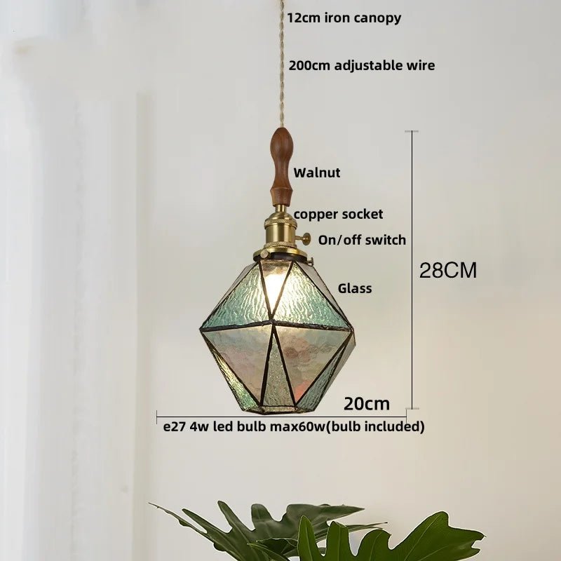 Decorbites™ Glas-LED-Hängeleuchte: Handgefertigte japanische Stil verstellbare Hängeleuchten