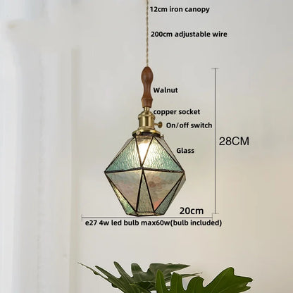 Decorbites™ Glas-LED-Hängeleuchte: Handgefertigte japanische Stil verstellbare Hängeleuchten