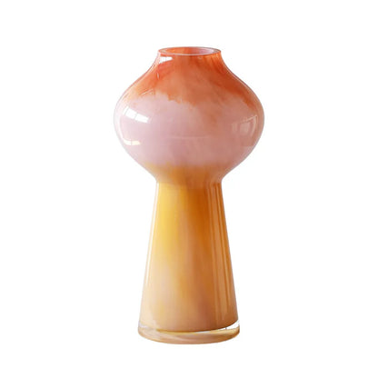 Decorbites™ Gradient-Glas-Vase Kürbis Hydroponische Blumenarrangement-Terrarium Bouquethalter