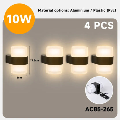 DecorBites™ LED Facade Wall Light for Home and Garden Decor, Waterproof Stair Luminaire