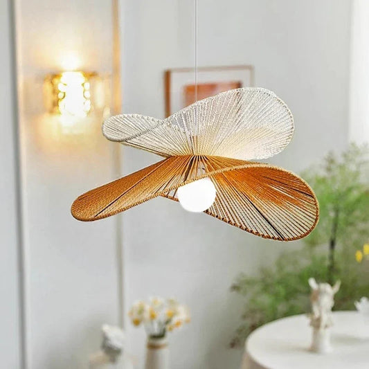 Decorbites™ Hanf-Hängelampen: Wabi Sabi LED-Innenleuchten