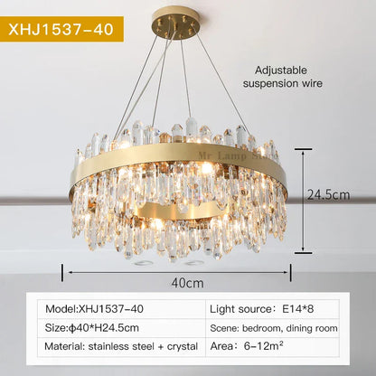 Decorbites™ Kristall-Leuchter: Postmoderne High-End-Luxus für Wohnzimmer, Schlafzimmer und Restaurant