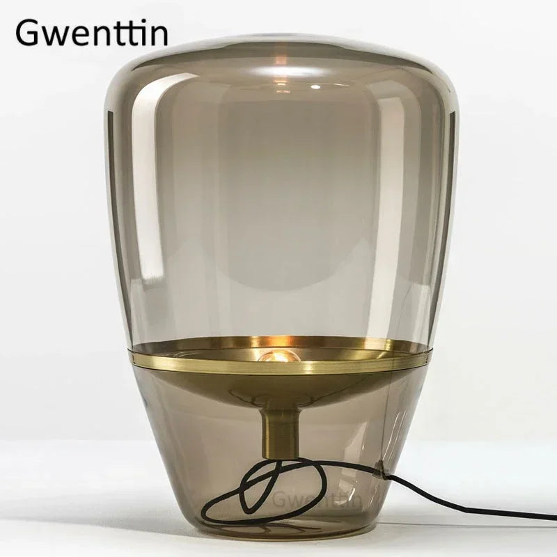 DecorBites™ Glass Balloons LED Table Lamp for Home Decor and Bedroom Lighting