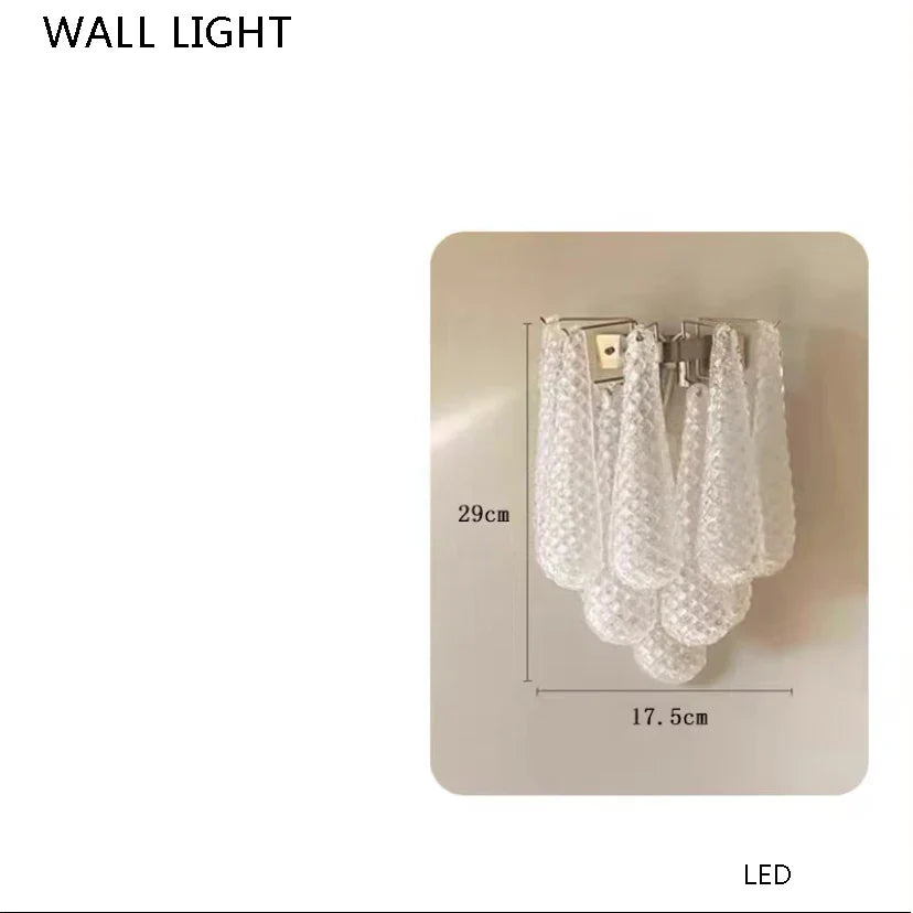 DecorBites™ Gold Glass Pendant Light for Dining Table & Hotel, Modern Foyer Ceiling Lamps