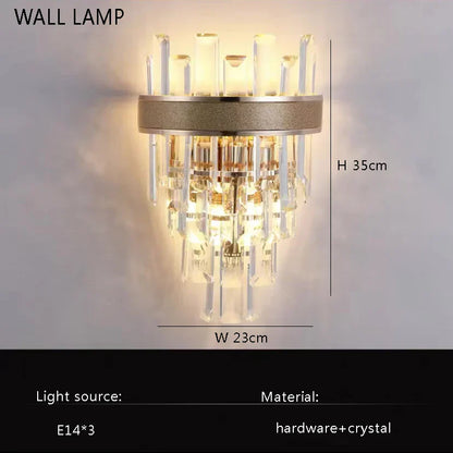 Decorbites™ Gold-Luster-Kronleuchter LED-Kristallleuchte – Postmoderne Luxus-Hängeleuchte