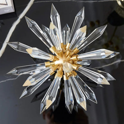 Decorbites™ Kristallkugel Akantosphäre Metall Handgefertigte Blume Heimdekoration
