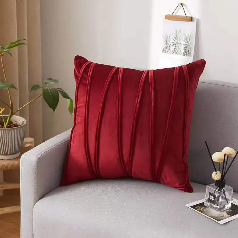 Decorbites™ Hahnentritt-Muster Kissenbezug 30x50 cm Schwarz und Weiß Bogen-Taille Kissenhülle