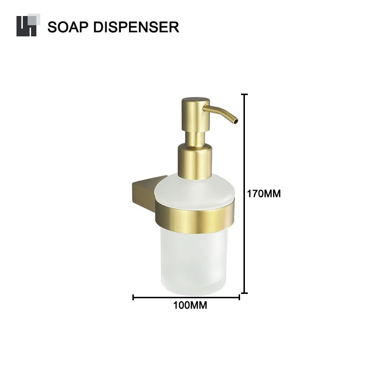 Gold Stainless Bath Set