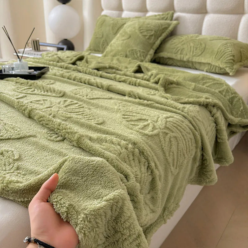 Chiffon Butterfly Jacquard Throw