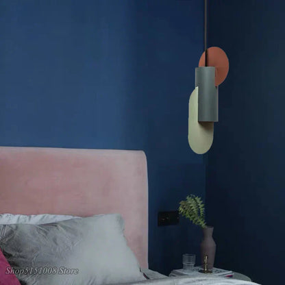 Decorbites™ Grüne Zylindrische LED-Hängeleuchte - Nordisch Modernes Ein-Kopf-Hängeleuchte