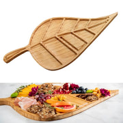 Wood Leaf Charcuterie Board