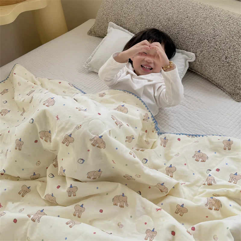 Printed Cooling Summer Blanket