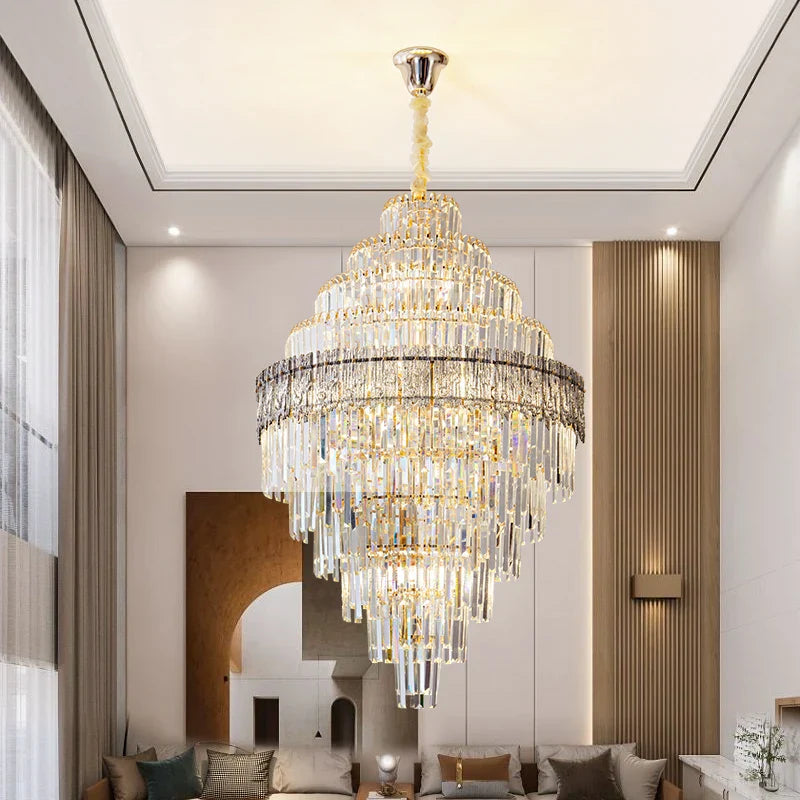 Decorbites™ Elegante Kristall-Lüster: Moderne europäische Beleuchtung für Wohnzimmer, Esszimmer und Schlafzimmer