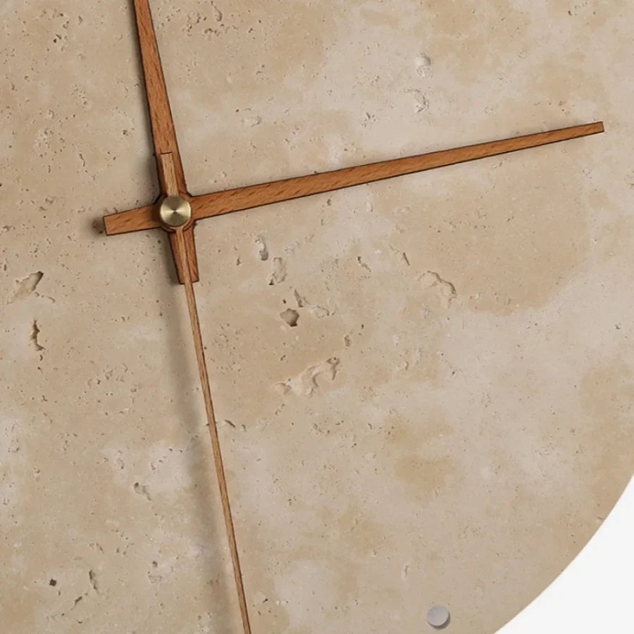 DecorBites™ LED Wall Lights Yellow Travertine Stone Modern Bedside Lamp