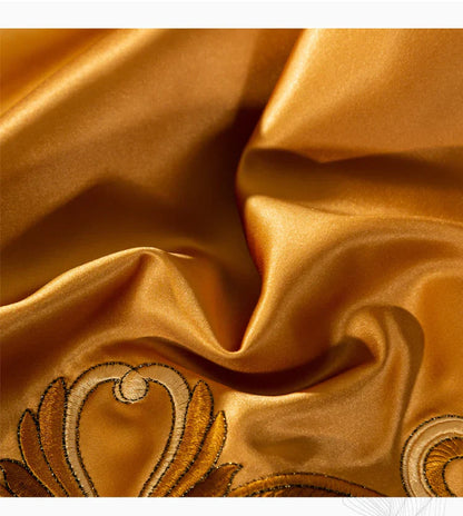 Decorbites™ Luxus-Brokat-Baumwoll-Bestickte Bettwäsche-Set - Steppdecke Bettwäsche Bettüberwurf
