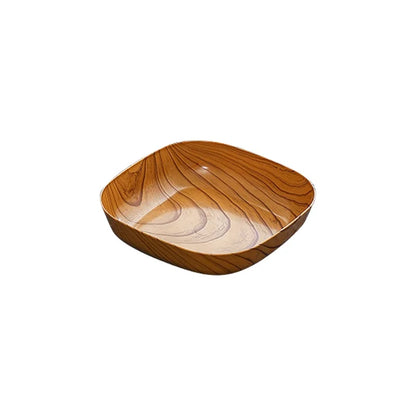 Decorbites™ Imitationsholz-Snackteller-Gerichtstablett für Sushi-Frühstück-getrocknete Früchte