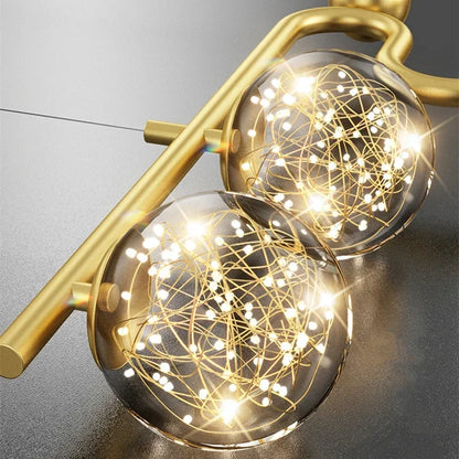 Decorbites™ Glas-Kugeln-LED-Hängelampe für Esszimmer, Wohnzimmer, Schlafzimmer, Küche