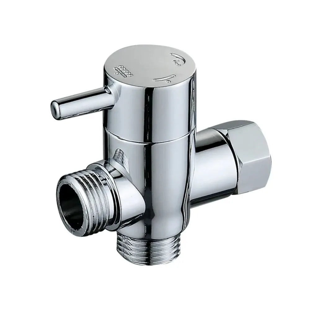 Decorbites™ 3-Wege-Duschkopf-Umschaltventil | Drei-Funktionen-Schalter-Adapter - Badezimmer-Zubehör