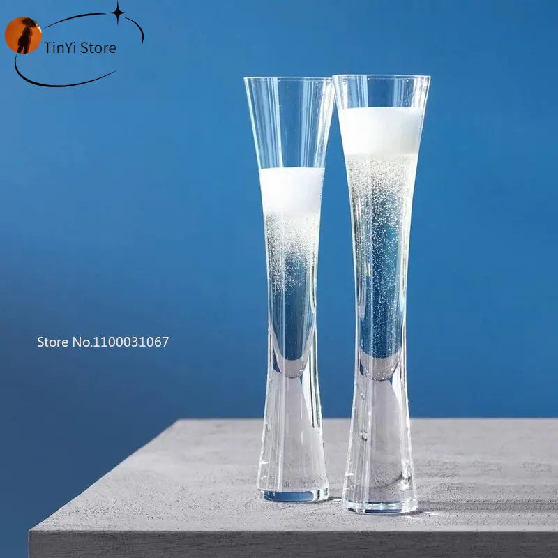 Clear Bubble Wine Glasses