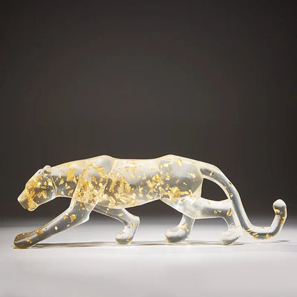 Decorbites™ Leopard Gepard Harz-Tier-Skulpturen für die Heimdekoration