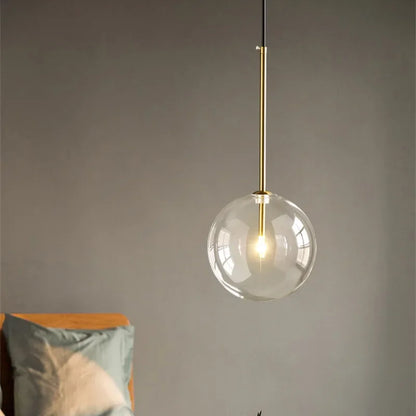 Decorbites™ Klar-Glas-Kugelleuchte LED-Hängeleuchter für Esszimmer und Wohnzimmer