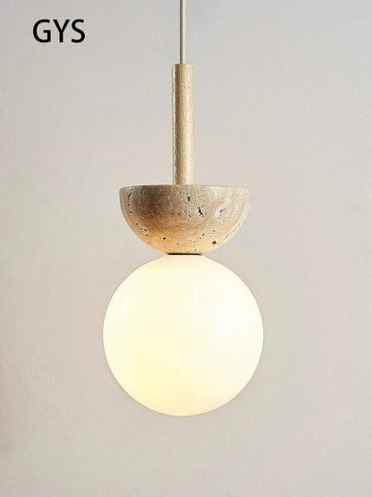 DecorBites™ Cream Style Led Pendant Lamp for Bedroom Decor