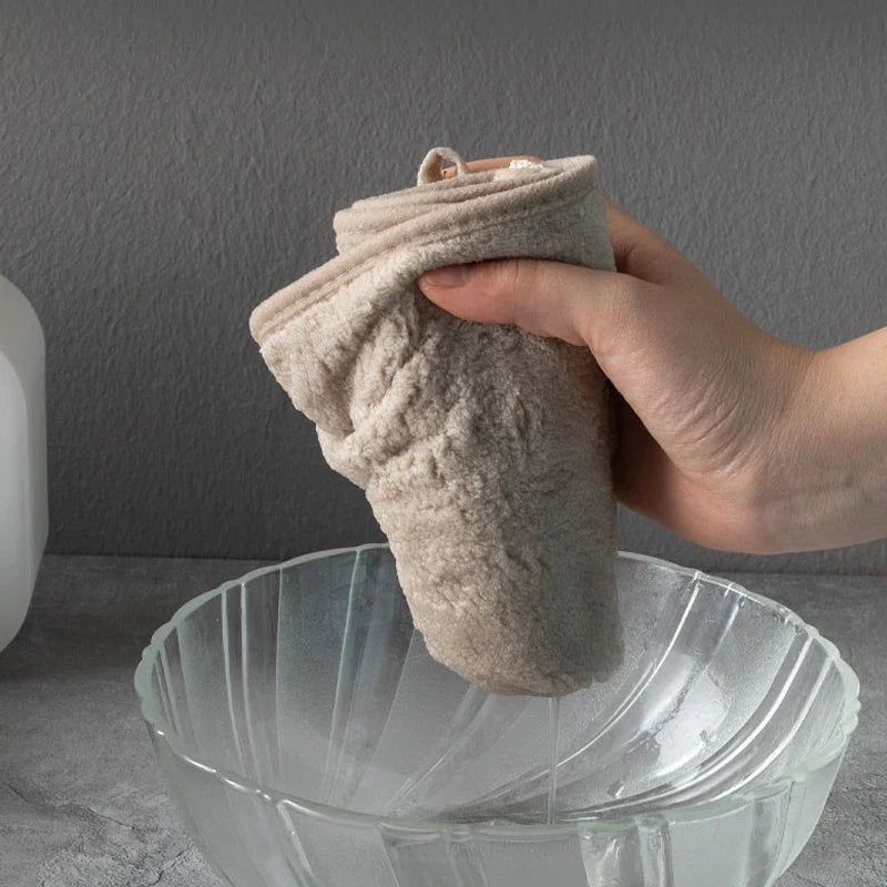 Decorbites™ Korallen-Samt Weiche Handtücher Super Absorbierend für Küche Badezimmer Zuhause Haare